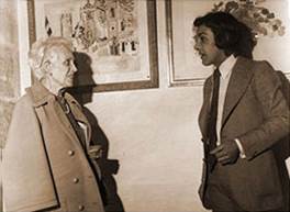 Germaine Dufy and Jacques Bailly in 1975