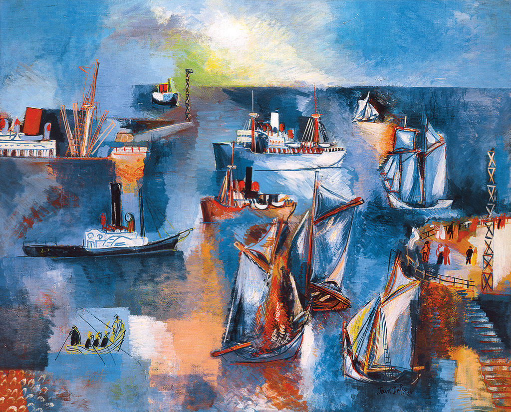 English in Le Havre, - Jean Dufy